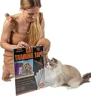 Cat Scratch Protector Cat Training Tape – Cat Scratch Deterrent Tape, Clear Double Sided Tape Cat Couch Protector, Couch Protector cat Scratch, Couch Cat Scratching Protection