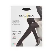 Solidea Marlene Pois Opaque Tights 70 Den Compression 12 15mmHg 4XL Moka