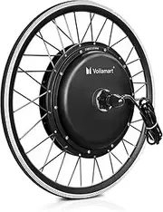Voilamart 1000W Rear/Front Brushless Gearless Hub Motor Wheel, 20"/24"/26"/28" Electric Bike Conversion Wheel,e Bike Cycling hub Motor Wheel only, Suitable for 1.95 Tyre