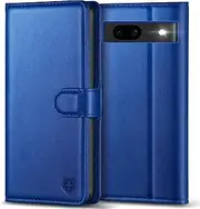 Mobile Phone Case for Google Pixel 8A Case Premium PU Leather Flip Case Wallet Card Slot Stand Magnetic Case Protective Case for Google Pixel 8A - Royal Blue