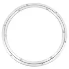 Aluminum Lazy Susan Metal Rotating Turntable 16 Inch for Dining Table Silver