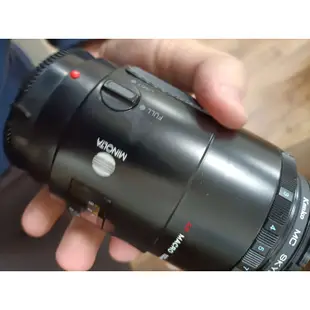 鏡頭 美品 稀有 minolta for sony a 100mm f2.8 macro 保護鏡 鏡筒 前後蓋 微距鏡