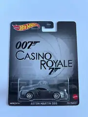 HOT WHEELS Aston Martin DBS gray Casino Royale 007 Bond real riders