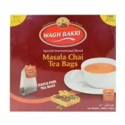 Wagh Bakri Tea Masala Chai Tea bags 100 (Pack of 3) 200g each