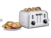 Cuisinart CPT-14WMFR 4-Slice Toaster, Silver Stainless Steel