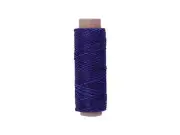 Blue] Sapphire Premium Waxed Polyester Thread for Leather Crafting, 1mm x 164ft