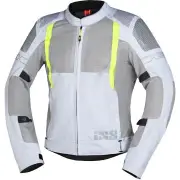 Trigonis-Air Grey Yellow Textile Motorcycle Jacket