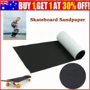 Durable Black Skateboard Sandpaper Non-Slip Skate Board Decks Grip Tapes New