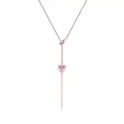 Disney Couture Kingdom - Aladdin - Jafar Snake Staff Necklace Rose Gold