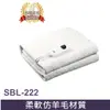 尚朋堂 微電腦雙人電熱毯SBL-222