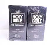 Alexander Scourby Holy Bible Old Testament Vol II & III 24 Cassettes New