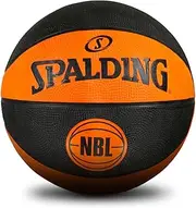Spalding NBL Outdoor Basketball, Orange & Black, Size 5