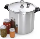 Presto 23-Quart Induction Compatible Pressure Canner, Cooker, Polished Aluminum