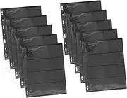 ARTIBETTER 10 Sheets Transparent Loose Leaf Stamp Storage Holders Durable Organizer with Easy for Postage and Commemorative Cards