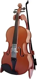 Small Violin, Small Musical Instrument, 3.94x1.57x0.79inch,Home Decor Accent, Detailed and Realistic Design, Ideal for Desk, Bookshelf, Display Cabinet, Doll House Accessories