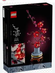 LEGO Icons Plum Blossom Flower Décor Display Set for Office Décor 10369