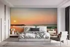 3D Seascape Sunrise Wallpaper Wall Mural Removable Self-adhesive 1666