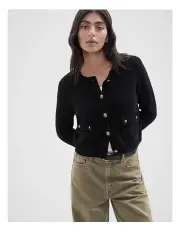 [Unison] Knitted Wool Jacket