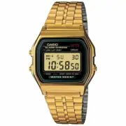 Casio A159WGEA-1 Men's Gold Tone Digital Watch