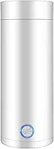 Insulated Travel Electric Kettle, Hot Traveling Mini Water Boiling Kettle, Portable Double-Wall Vacuum Thermos Water Bottle,Suitable For Coffee, Tea A