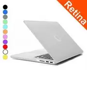 Cover Logo Frosted Surface Matte Hard Cover Laptop Protective Case For Macbook Pro Retina 15.4 Inch 13344 RED