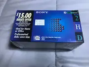 Sony IBM Formatted MFD 2HD Micro Floppy Disk 50 Pk 3.5 Diskettes NEW sealed box