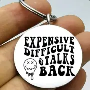 Expansive Difficult Talk Back Meme Hot Keychain