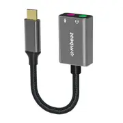 MBeat MB-XAD-CAXM audio cable 0,185 m 2 x 3.5mm USB Type-C Grey