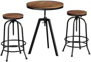 Artiss Bar Table Stools Set Dining Desk Industrial Kitchen Chairs Cafe Pub