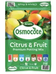 Scotts Osmocote 25L Citrus And Fruit Premium Potting Mix - EXPRESS POST