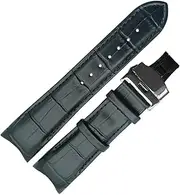 [HFZCSIMR] Genuine Leather Watch Band Fit For Tissot T035 PRC200 T055 T097 Watchband Butterfly Buckle Strap Wrist Bracelet