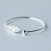 Charm Lovely Pretty Women's Bangle Bracelet Sterling Silver 925