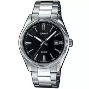 Casio MTP-1302D-1A1 Men's Wristwatch NEW Analog Classic Silver Stainless Steel