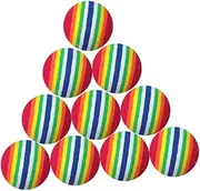 Milisten 10pcs Balls Exercise Training Ball Outdoor Foam Practice Assorted Indoor Accessories