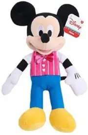 Mickey Mouse Valentine's Day 11" Beanie Stuffed Plush Cloth Figure
