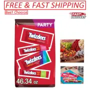 TWIZZLERS Assorted Flavored Licorice Style, Candy Bulk Party Pack, 46.34 oz.