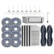 For Deebot X1 OMNI T10 TURBO/ T10 Vacuum Cleaner Robot Filter Main Side Brush Mop Cloth Dust Box Replace Parts