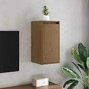 Floating Cabinet for Wall Storage, Modern Wooden Display Shelf, Wall Mounted Shelf, Hanging Cabinet for Bathroom, Living Room, Bedroom and Kitchen, Set of 2, 30 x 30 x 60 cm