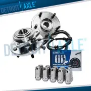 Front Wheel Hub Bearings w/ 10pc Lug Nuts for 2005-2010 Grand Cherokee Commander (for: Jeep)