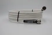 Cable Assemblies Now LMR-400/LMR400 White Times Microwave Low Loss Coaxial Cable - N-Male to N-Male Connectors - 10 Feet - for Amateur Radio, WiFi Routers, Signal Boosters, Wireless LAN Devices