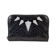 Loungefly Marvel Black Panther Cosplay Metallic Zip Around Wallet Bill Organiser