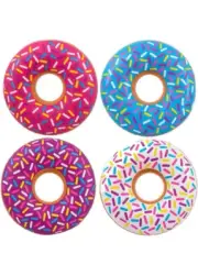 Pool Floats for kids Donut with Sprinkles Pool Float 32" Colorful Inflatables