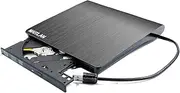 MAITLAN Ultrathin USB 3.0 External DVD Drive, 8X DVD RW 24X CD ROM Burner Player, Portable Pop-up Mobile Optical Drive for Windows 10 Mac OS HP Dell Asus Acer Lenovo MSI Laptop & Desktop Computer
