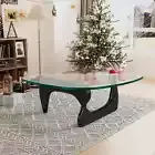 Coffee Table Irregular Glass Side Table Dining Table Furniture Side Desk Table