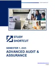 CPA Notes & Index - Advanced Audit AAA (edition 7, 2025) - electronic files