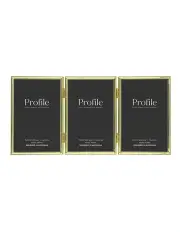 [Profile Australia] Habitat Hinged Triple Metal Photo Frame 4x6 in Gold