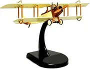 Alloy WWI USA JN-4 Jenny Aircraft Model Aircraft Model 1:100 Model Simulation Science Exhibition Model