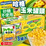 《HAGOROMO》哈格 玉米罐頭｜三罐入｜日本 甜玉米 料理 玉米粒罐頭 零食 罐頭 玉米粒 玉米罐｜大掌櫃團購