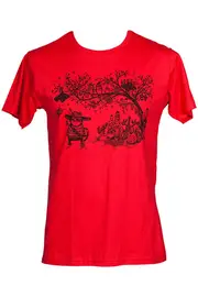 Mens Robot Panda Tee--MON-MTTM0223