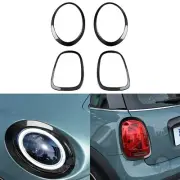Dry Carbon Fiber Frong Rear Headlight Cover For Mini Cooper F55 F56 F57 2014-24 (for: Mini)
